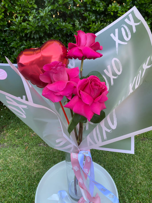 XO Valentine’s Rose Bouquet